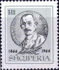 Stamp, A. Z. Cajupi, Writer and Translator, Albania,  