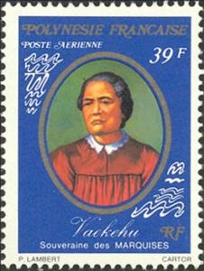 Stamp, Vaekehu, French Polynesia,  
