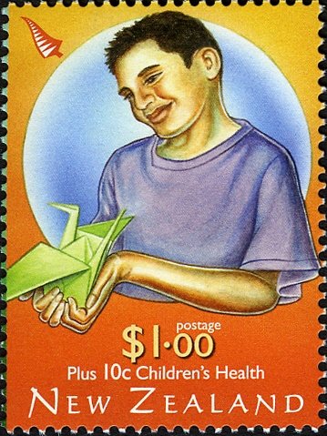 Boy Holding Crane