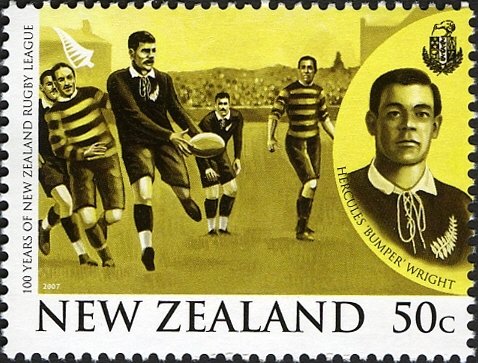 100 Years of New Zealand Rugby League.  Hercules 'Bumper' Wr