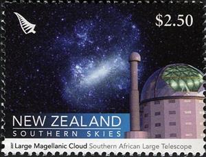 Stamp, Large Magellanic Cloud.  Southern African Large Telescope, New Zealand,  