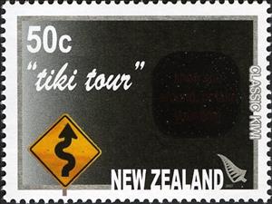 Stamp, “tiki Tour”, New Zealand,  