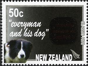 Stamp, “everyman & His Dog”, New Zealand,  , Dogs