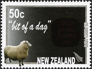 Stamp, “bit Of A Dag”, New Zealand,  