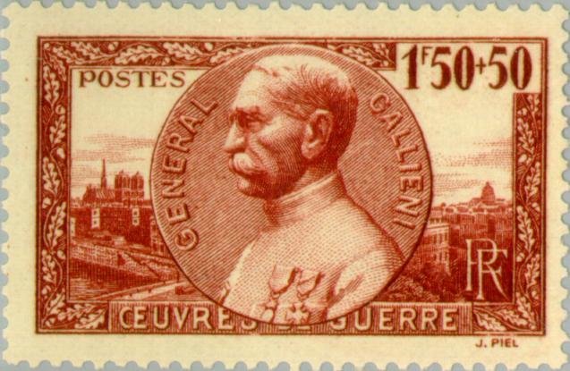 War aid. Marshal Joseph-Simon Gallieni