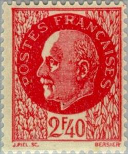 Stamp, Marshal Philippe Pétain (1856-1951), France,  , Generals