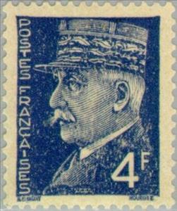 Stamp, Marshal Petain, France,  , Uniforms, Generals