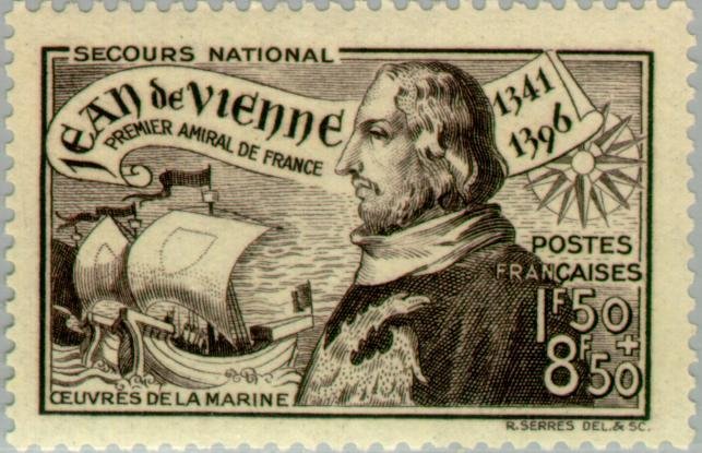 Jean de Vienne (1341-1396). First Admiral of France