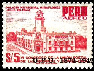 Air Post - 75th Anniversary of the UPU