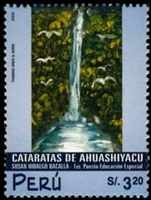 Stamp, Children Drawing Contest, Winners, Peru,  , Paintings, Drawings