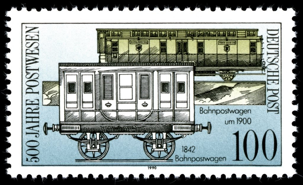 Railway mail cars (1872 and 1900)