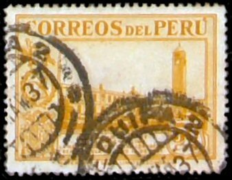 Stamp, San Marcos University at Lima, Peru,  