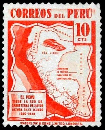 Highway Map of Peru