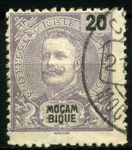 Stamp, King Carlos I., Mozambique,  
