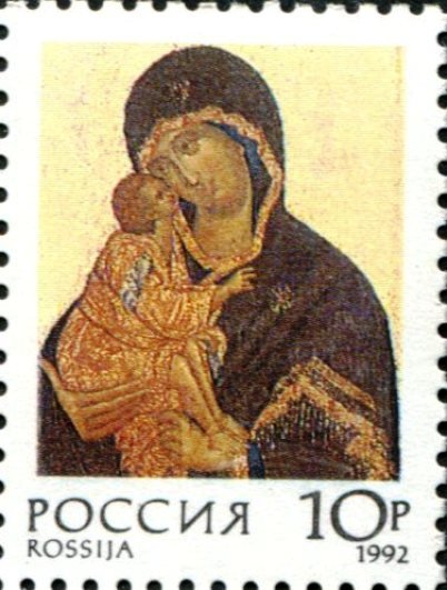 "Madonna and Child", the Tretyakov gallery