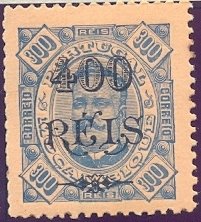 Kings D. Luis I and D. Carlos I, with surcharge