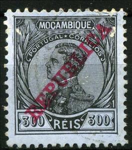 Stamp, King Manuel II., Mozambique,  