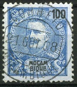 Stamp, King Carlos I., Mozambique,  
