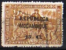 Vasco da Gama - on Africa stamp
