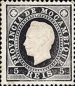 Stamp, King Luis I., Mozambique,  