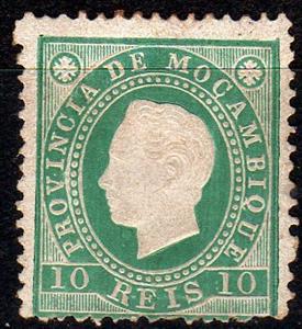 Stamp, King Luis I., Mozambique,  