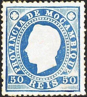 Stamp, King Luis I., Mozambique,  