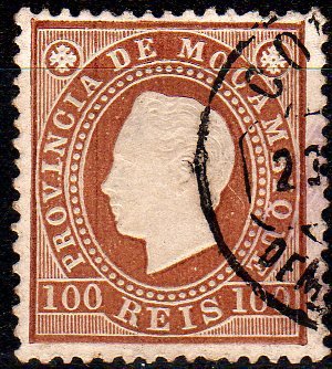 Stamp, King Luis I., Mozambique,  