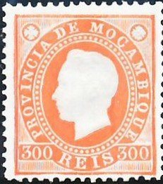 Stamp, King Luis I., Mozambique,  
