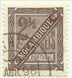 Stamp, Numeral, Mozambique,  