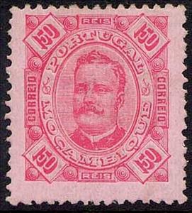 Stamp, King Carlos I., Mozambique,  