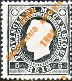 Stamp, King Luis I., Mozambique,  