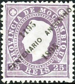 Stamp, King Luis I., Mozambique,  
