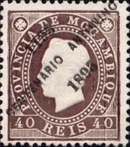 Stamp, King Luis I., Mozambique,  