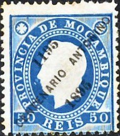 Stamp, King Luis I., Mozambique,  