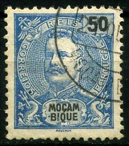 Stamp, King Carlos I., Mozambique,  
