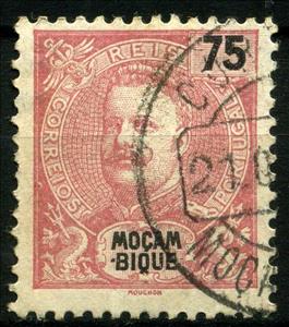Stamp, King Carlos I., Mozambique,  