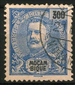Stamp, King Carlos I., Mozambique,  