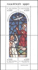 Souvenir Sheet, Encarnación, Argentina,  , Christmas