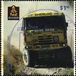 Stamp, Rio Negro Stage, Argentina,  , Trucks, Motor Racing
