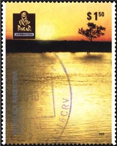 Stamp, Entre Rios Stage, Argentina,  , Landscapes, Motor Racing