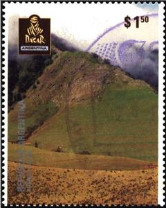 Stamp, Tucuman Stage, Argentina,  , Landscapes, Motor Racing