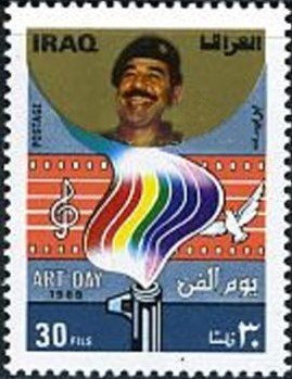 President Saddam Hussein, symbolic representation