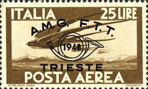 Stamp, Barn Swallow (Hirundo rustica), Italian colonies, territories and occupations,  