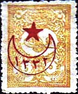 overprint on External post stamps 1901