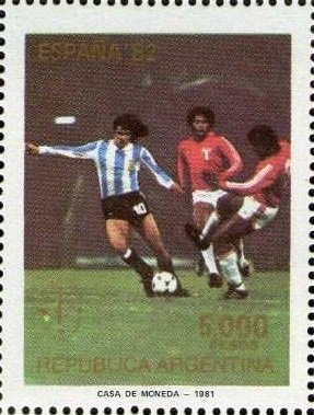 Stamp, Argentina - Perú, Argentina,  , Football (Soccer)