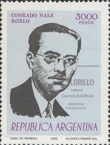 Stamp, Conrado Nalé Roxlo, Argentina,  
