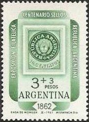 Stamp exhibition ARGENTINA '62