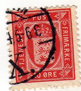 Coat of arms, Øre values, carmine
