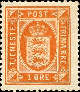 Stamp, Coat of arms, Øre values, Denmark,  , Heraldic Animals, Coats of Arms