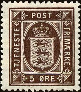 Stamp, Coat of arms, Øre values, Denmark,  , Heraldic Animals, Coats of Arms
